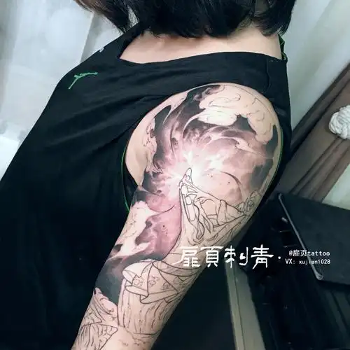 玉藻前妖狐 纹身