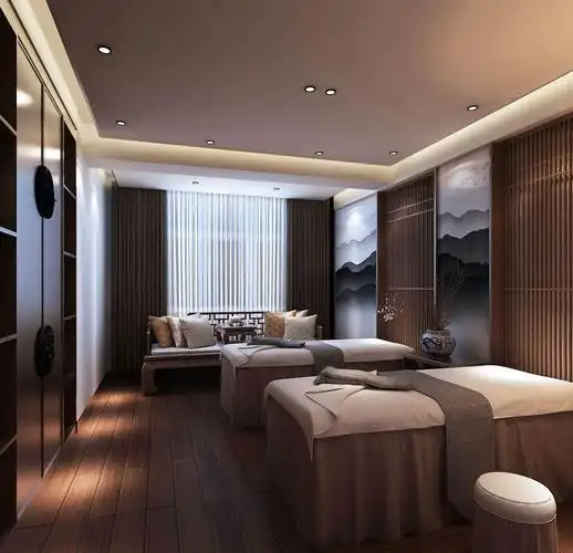 会所中式装修效果图欣赏禅意空间养生会所中式设计图