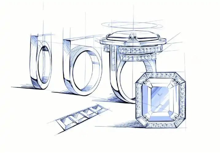 珠宝三视图应该是很多初学设计师最头疼的事