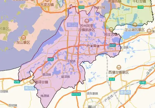 位于江苏省苏州市吴江区的地理坐标介于北纬3046