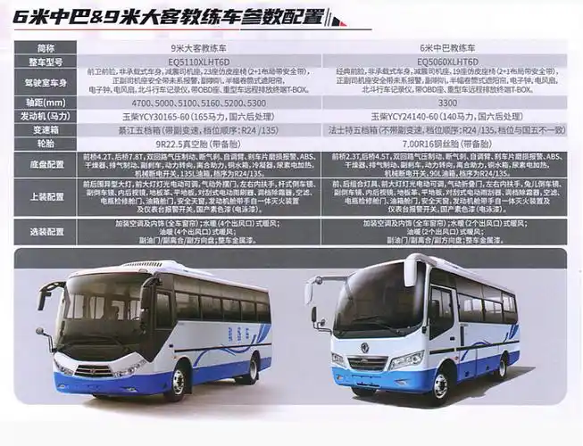 东风1019座b1考试客车教练车6米中巴教练车