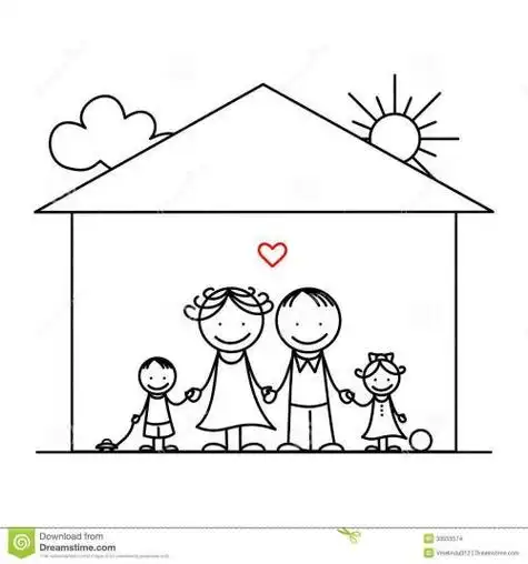 家里室内简笔画 简笔画图片大全-普车都