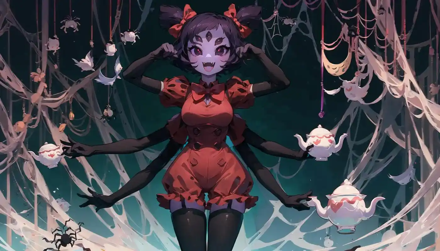 传说之下 undertale 玛菲特.#ai绘画 #二次元  - 抖音