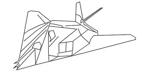战斗机简笔画图片大全 战斗机简笔画图片大全二战