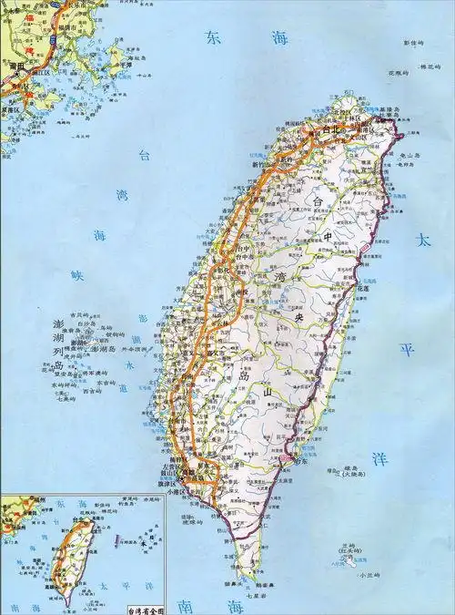 台湾地图