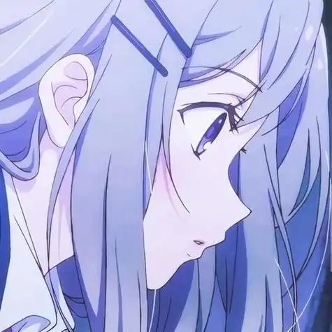 仙气蓝色系女生头像动漫个性女生头像