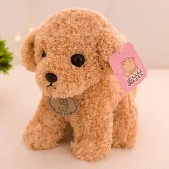 仿真泰迪狗毛绒玩具毛绒狗狗公仔小狗玩偶布娃娃男女孩生日礼物柔情浅