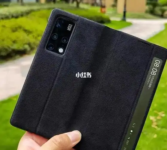 欧缔兰翻毛皮华为matex2折叠屏手机皮套