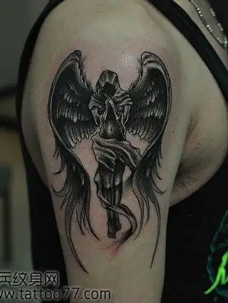 纹身主页 纹身图案大全 天使纹身图案大全