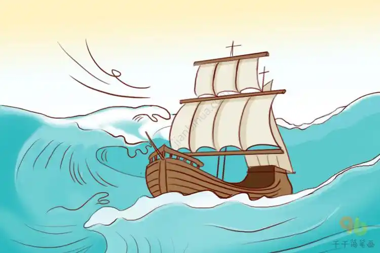 成语大全乘风破浪简笔画