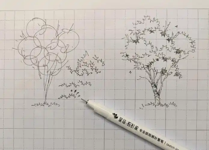 设计家马克笔  #马克笔  #景观手绘  #园林手绘  #风景园林快题