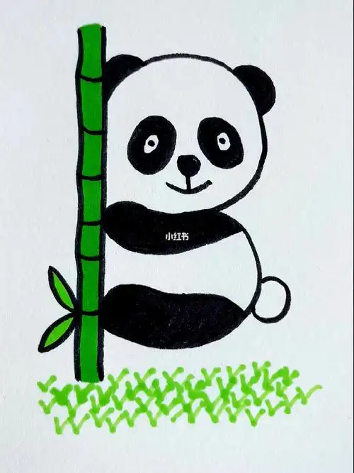 熊猫简笔画