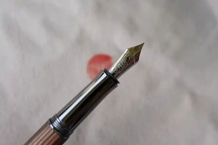 辉柏嘉gvfc伯爵经典苏木钢笔f尖马卡萨ef尖钢笔