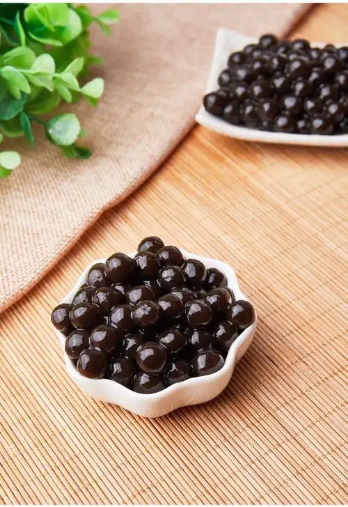 猫村长快煮黑珍珠奶茶店配粉自制套装材料木薯淀粉快煮冲泡粉圆快煮黑