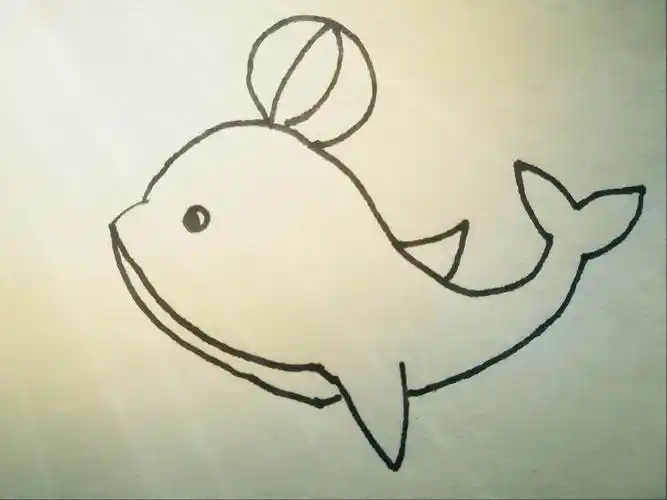 小海豚简笔画 小海豚简笔画图片