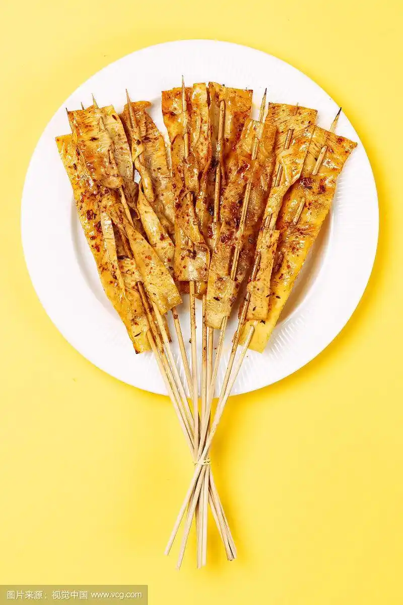 烧烤豆腐皮豆皮