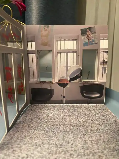 欢迎来到五条人梦幻丽莎发廊,请往里走