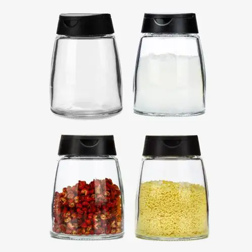 玻璃小瓶里的调料粉