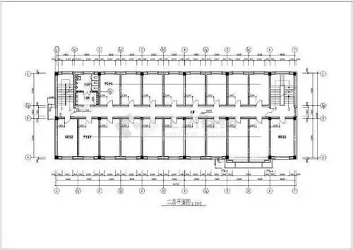 本资料为:某学生宿舍楼建筑图整套cad设计图,包含:平面图,立面图