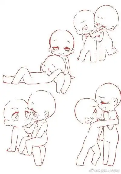 q版动漫人物动作