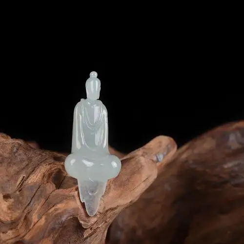 翡翠玉雕 菩提悟道