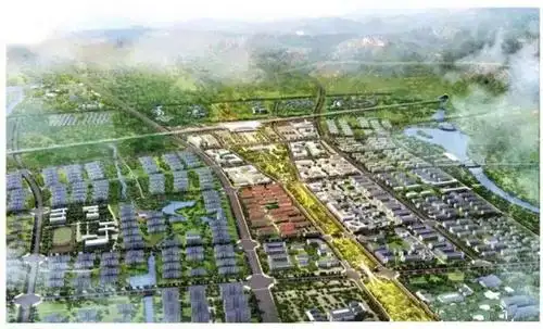 高铁片区规划 高铁片区位于邹平城南,规划着眼于高铁设施对城市的综合