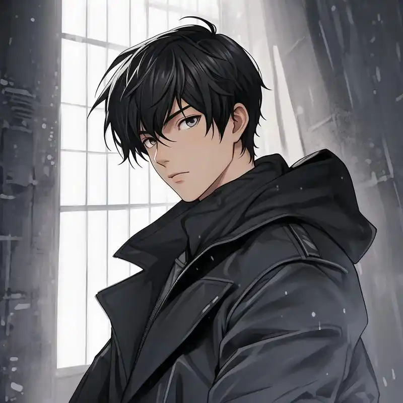 高冷男生头像,氛围感拉满90