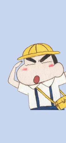 蜡笔小新手机壁纸 油画风格蜡笔小新手机壁纸