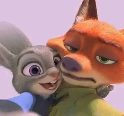 疯狂动物城,尼克,朱迪,情侣头像