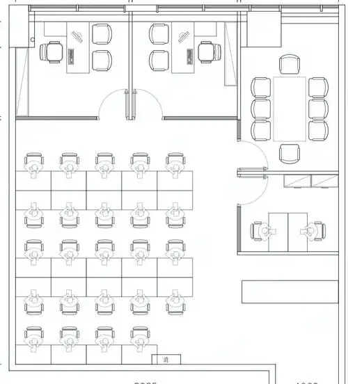 全新升级装修 4隔间20工位 精装带家具!