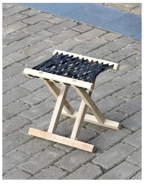 马扎木头折叠小凳子马扎木质凳子结实折叠钓鱼全地形马扎老式木头外出