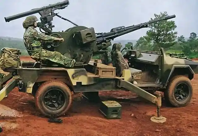 中国装备志——87式双管25mm高射炮|装甲车|高炮_网易订阅