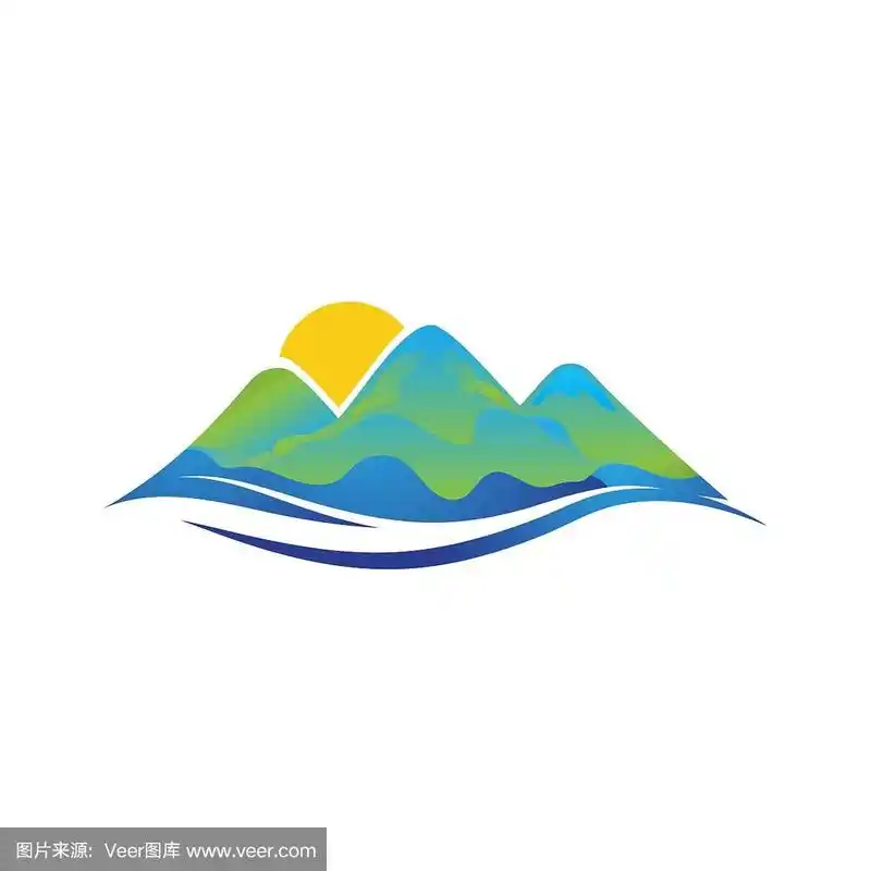 山图标模板矢量