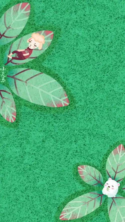 《青草地上的约会》——小美马日志|插画|绘本|小美马 - 原创作品