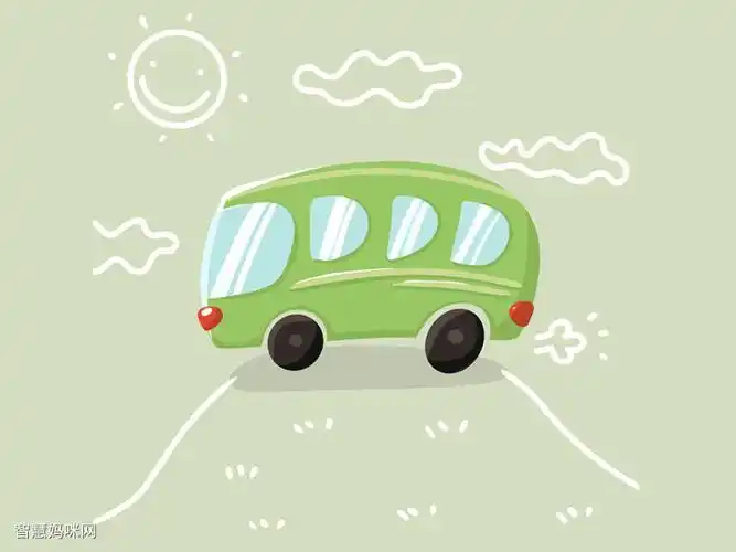 可爱车卡通简笔画大图