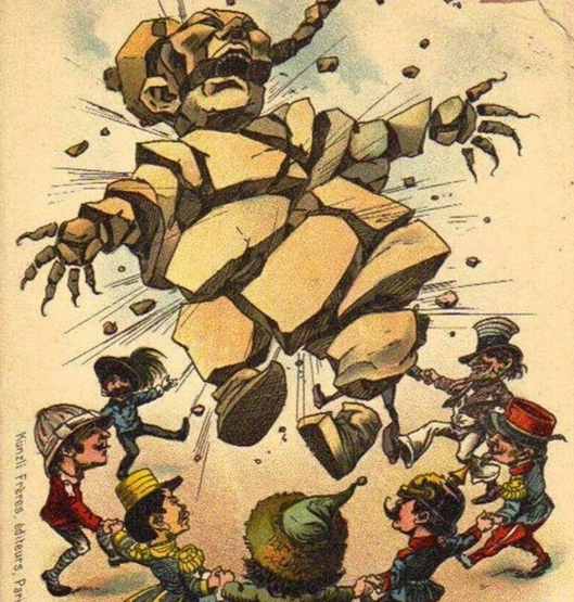 11张八国联军侵华漫画 看看洋人眼中的清朝有多无能?