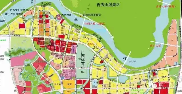 高大上下一个埌东凤岭曝南宁五象新区总部基地规划效果图