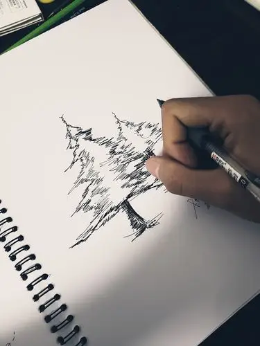 碳素笔画|插画|新锐潮流插画|清风01 - 原创作品 - 站酷 (zcool)