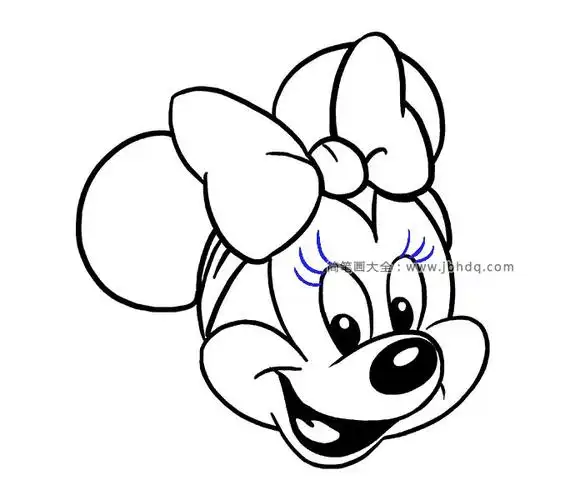 超详细步骤教你学画米妮