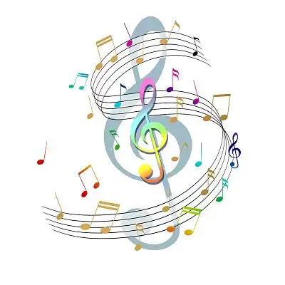 音符音乐高清唯美音乐符号设计音符元素水彩音乐节插画手绘水彩泼墨