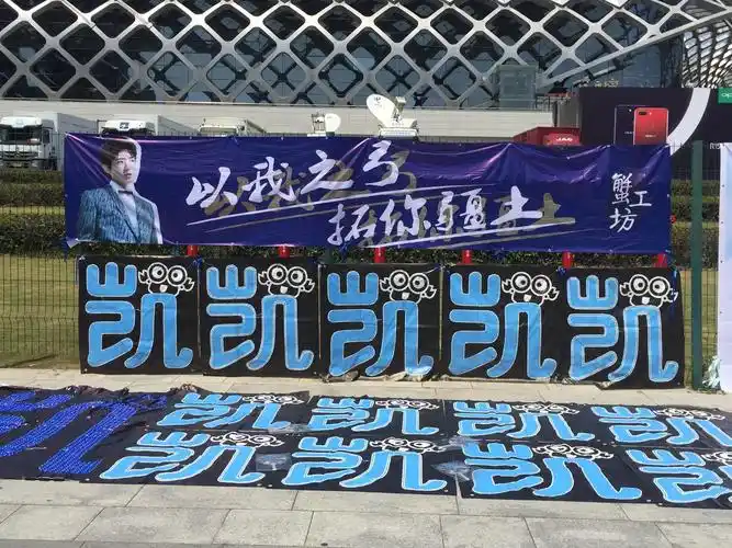 [王俊凯][新闻]180331 王俊凯今晚出席浙江卫视春季盛典 场外粉丝应援