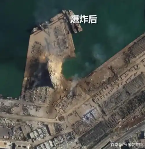 贝鲁特发生大爆炸前后对比图!