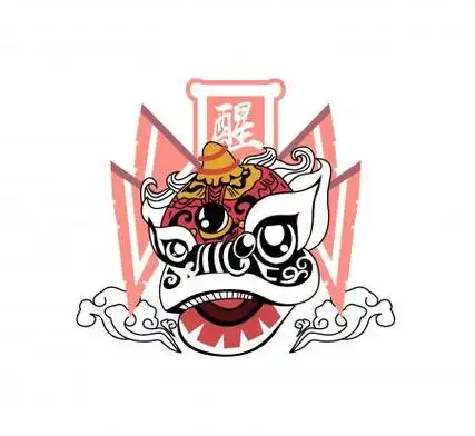 醒狮图案-公开区-dfv印花设计网 ,因为热爱,更懂您的需求