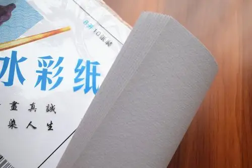 低价批发双宝8k高档160克原浆水彩纸学生绘画纸美术用品考试用纸