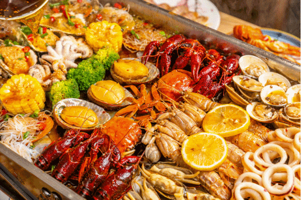 70厘米巨型海鲜拼盘来了!超霸气,没有xxl的胃不要来!