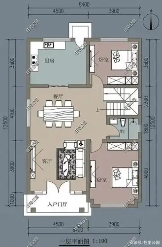 面宽10米,进深8米,想建外观洋气的两层房,该如何设计?
