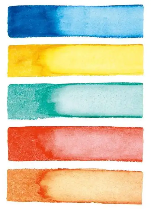 零基础自学水彩水彩画入门教程初学水彩画的调色与运笔基础技法