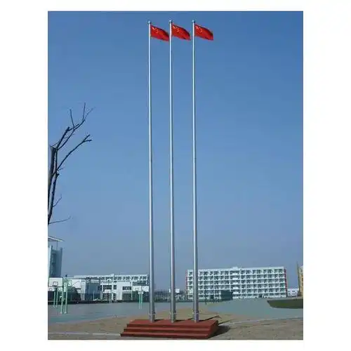 不锈钢学校电动锥形旗杆