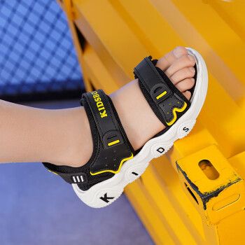 斯凯奇男童凉鞋夏季户外儿童沙滩鞋软底轻便中大童小男孩运动凉鞋夏日