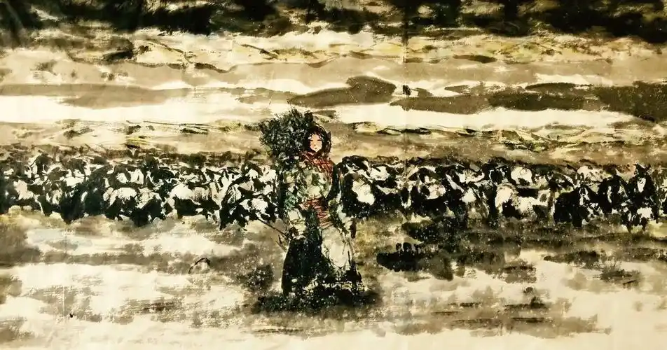 吴·斯日古楞绘画作品欣赏